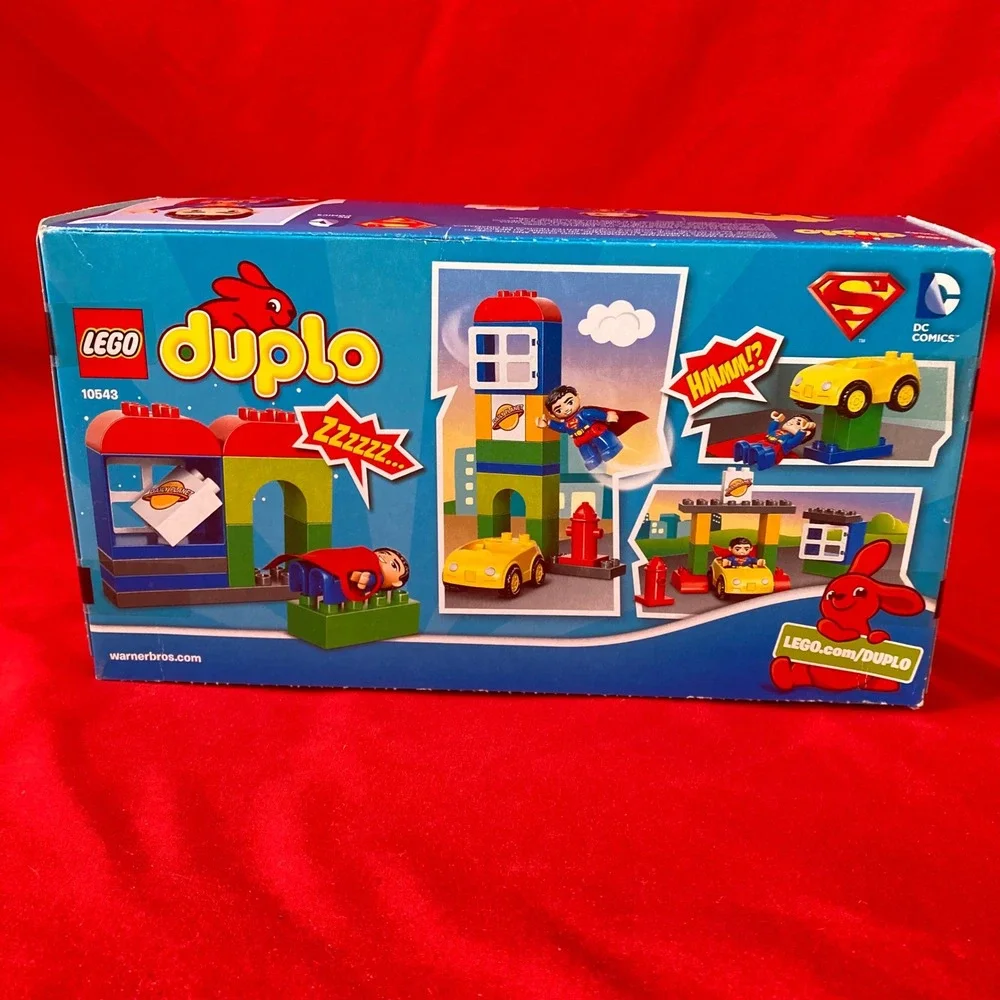 LEGO 10543 Duplo Superman Rescue Building Toy Set DC Comics Heroes 2014 Good